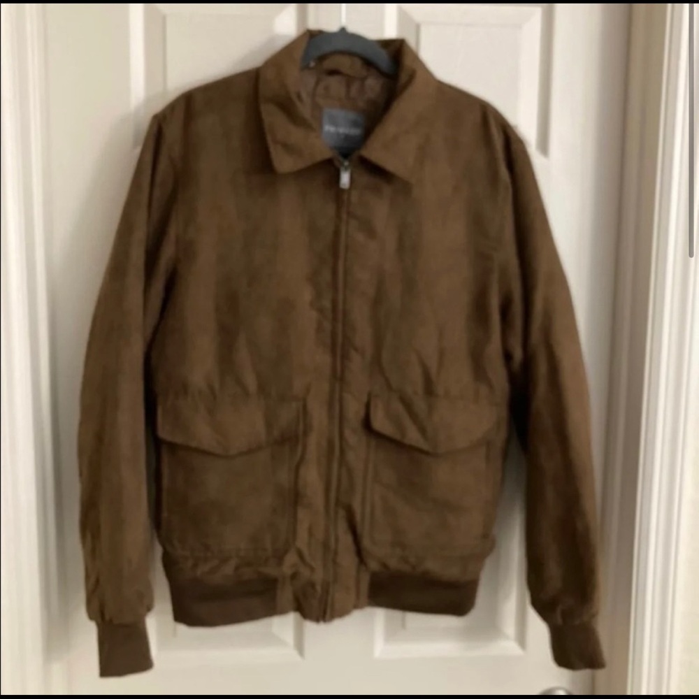 primark brown faux fur collar jacket/coat
